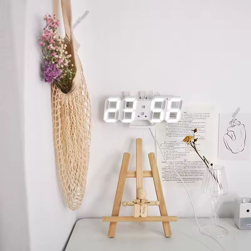 3D LED Digital Alarm Clock