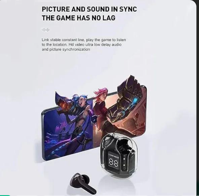 Premium Black Digital Battery Earbuds for Daily Use