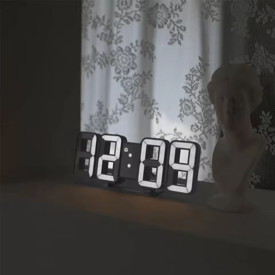 3D LED Digital Alarm Clock