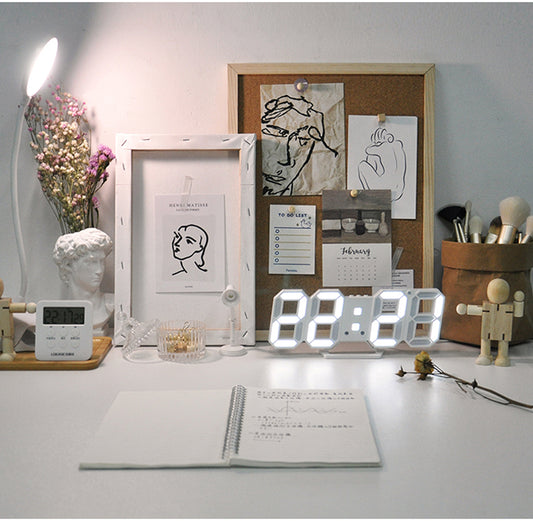 3D LED Digital Alarm Clock
