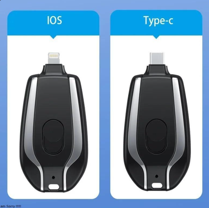 Keychain Power Bank – Portable Mini Charger for Emergency Power