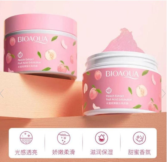 Peach Extract Exfoliating Gel Face Cream