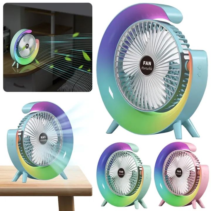 Charging colorful lamp standing